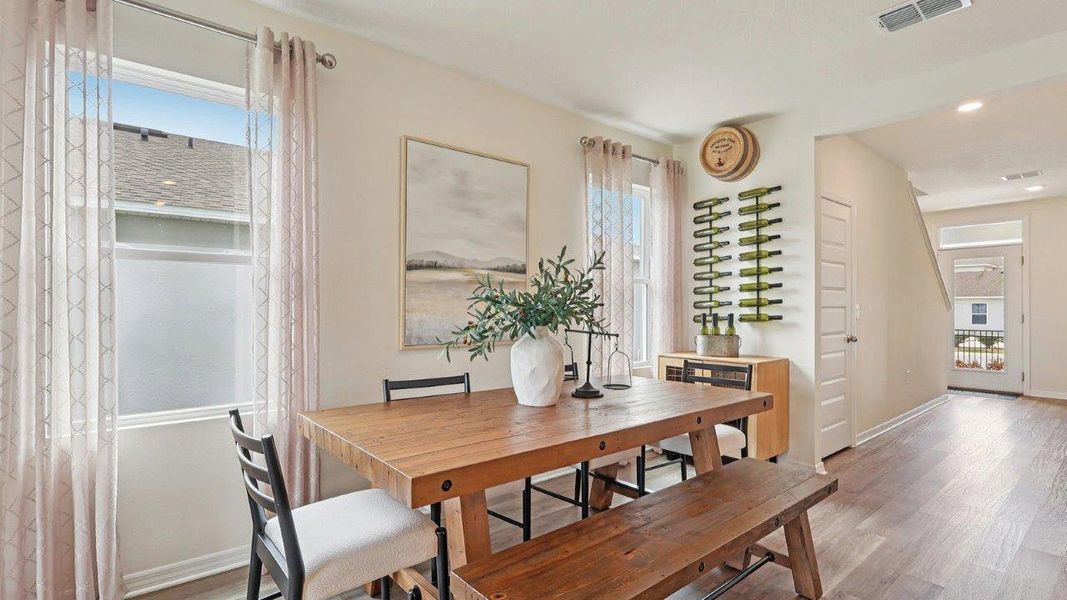 Furnished interior view inside a new home in Crosswinds, Haines City (Image 11).