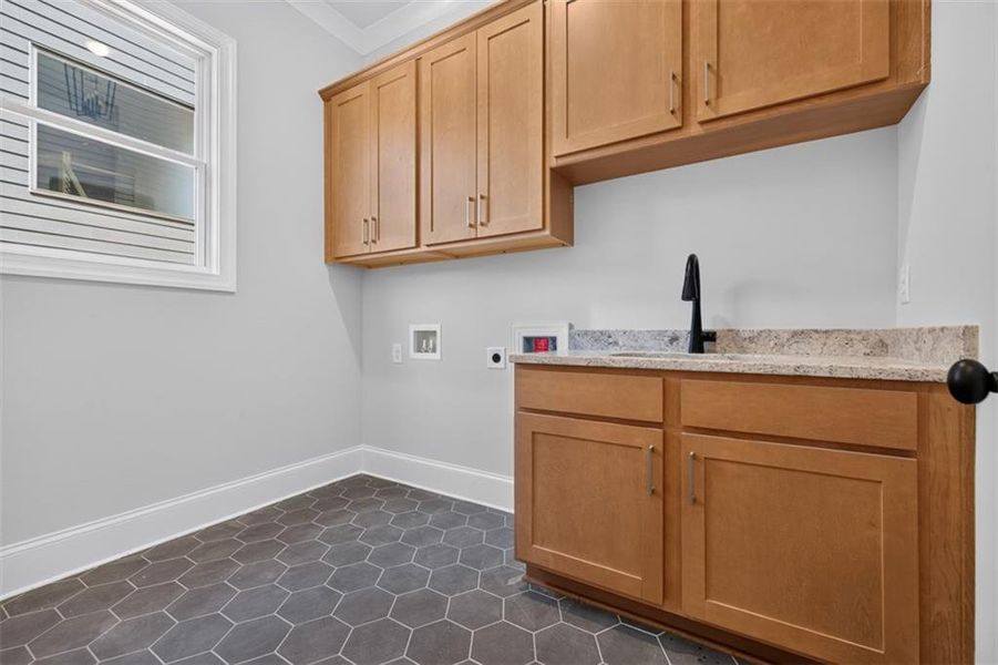 Furnished interior view inside a new home in , Flowery Branch (Image 8).