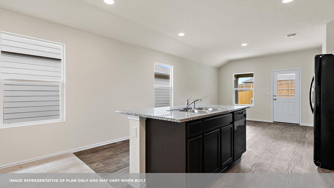 Furnished interior view inside a new home in Carillon, Manor (Image 7).