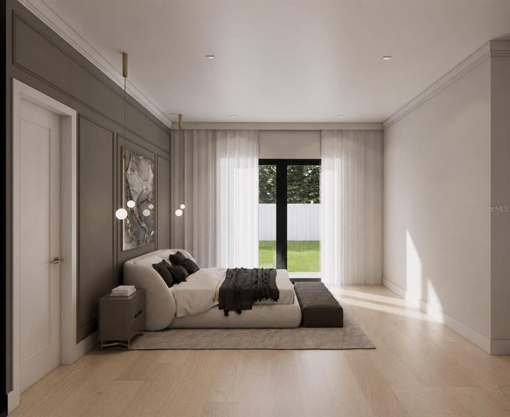 Furnished interior view inside a new home in , Orlando (Image 7).