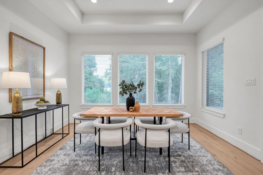 Furnished interior view inside a new home in The Cedars, Plantersville (Image 18).