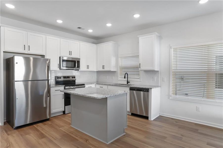 Furnished interior view inside a new home in , Cleveland (Image 6).
