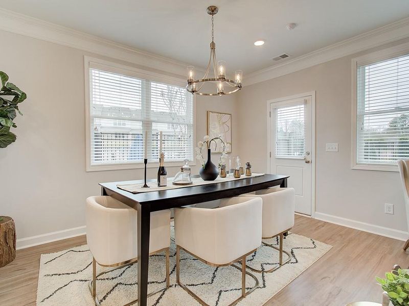 Furnished interior view inside a new home in Cherokee Township, Acworth (Image 7).