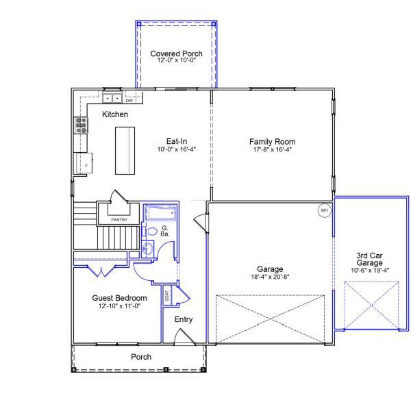 2D floor plan layout of this home in Burke Estates, Chesnee, SC (Image 2). 2D floor plan layout of this home in Burke Estates, Chesnee, SC (Image 2).
