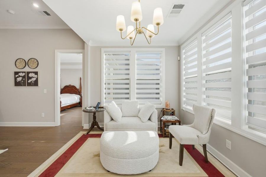 Furnished interior view inside a new home in , Hoschton (Image 10).