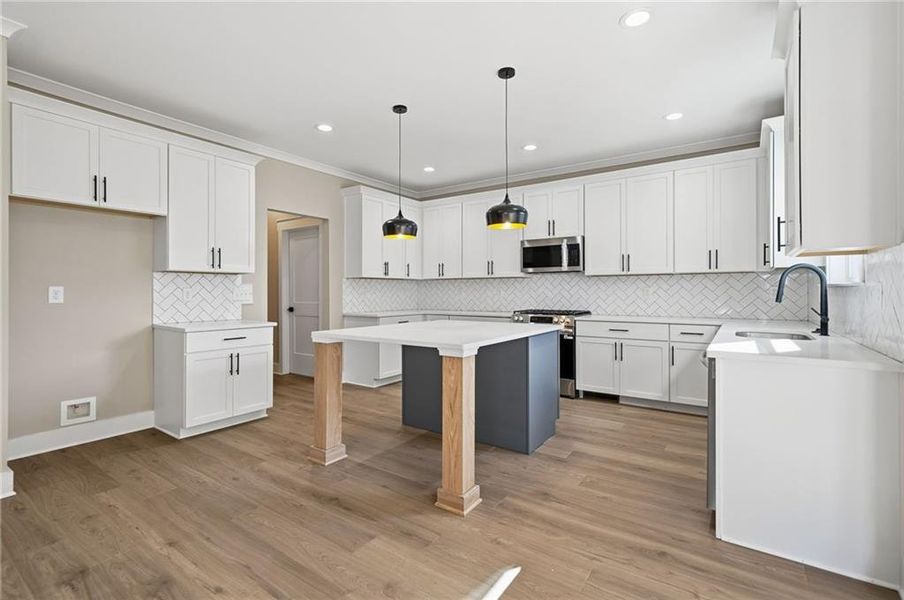 Furnished interior view inside a new home in , Canton (Image 11).