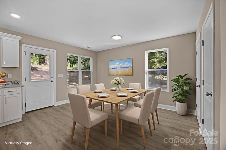 Virtual Staging - Dining Area Virtual Staging - Dining Area