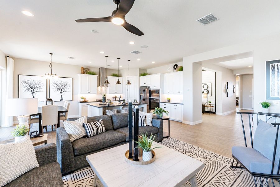 Furnished interior view inside a new home in Mirada Crossing, Goodyear (Image 16).