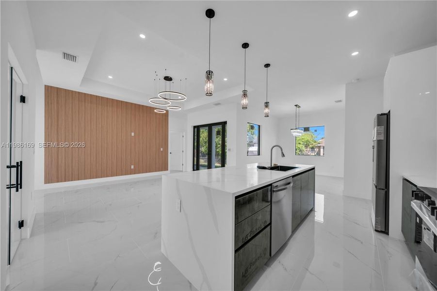 Furnished interior view inside a new home in , Lehigh Acres (Image 6). Furnished interior view inside a new home in , Lehigh Acres (Image 6).