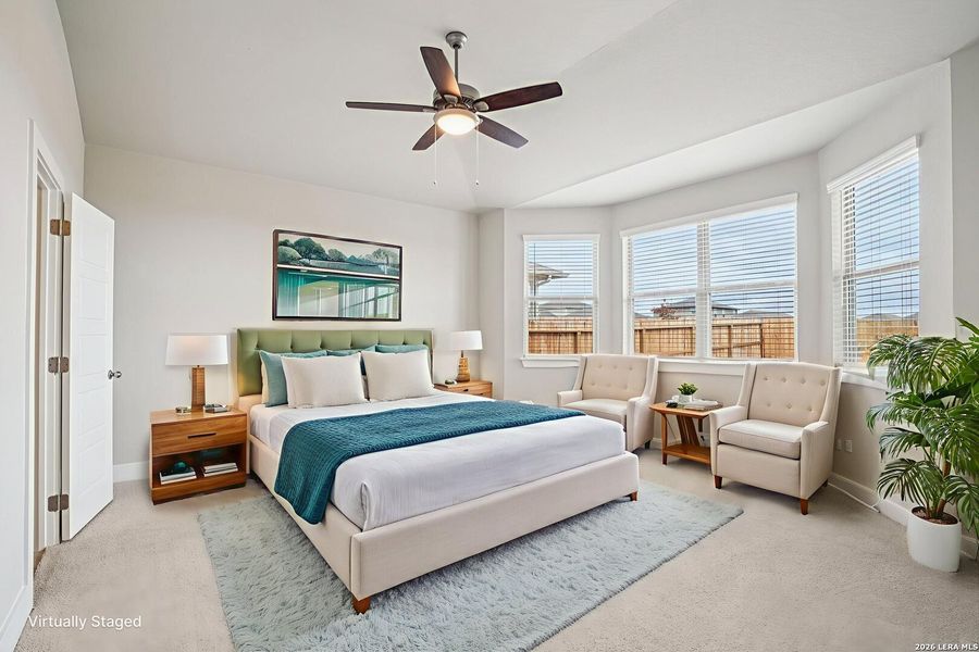 Furnished interior view inside a new home in Legendary Trails - Premier Series, Cibolo (Image 10).