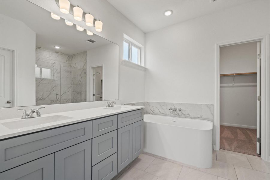 Furnished interior view inside a new home in Butler Farms, Liberty Hill (Image 12). Furnished interior view inside a new home in Butler Farms, Liberty Hill (Image 12).