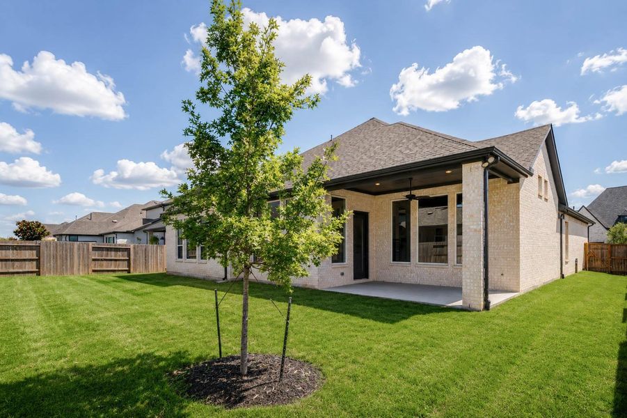 Exterior details and patio area of a home in Fulbrook on Fulshear Creek, Fulshear (Image 30).