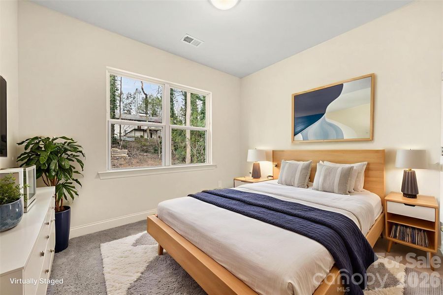 Furnished interior view inside a new home in , Newton (Image 12).