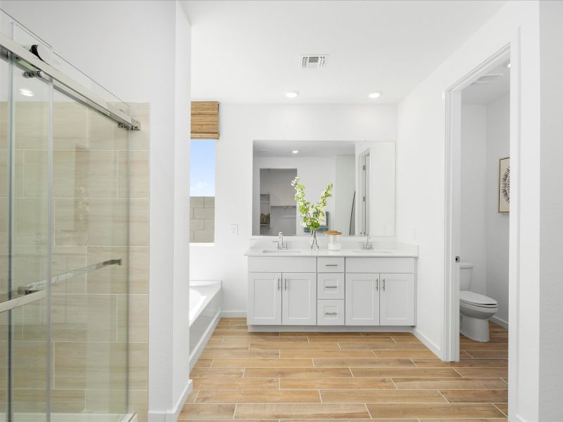 Bathroom in Lark Floorplan at Silva Farms