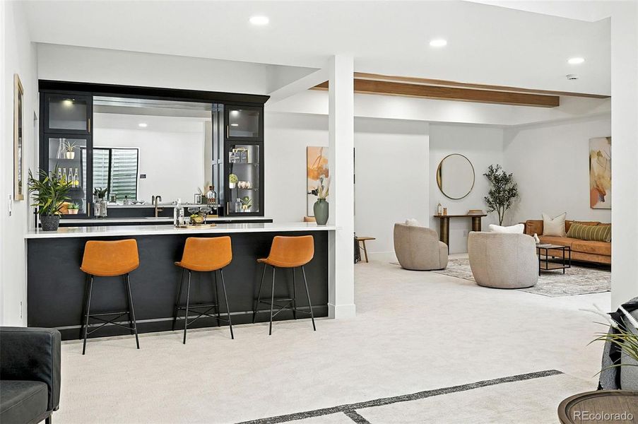 Furnished interior view inside a new home in , Denver (Image 11).