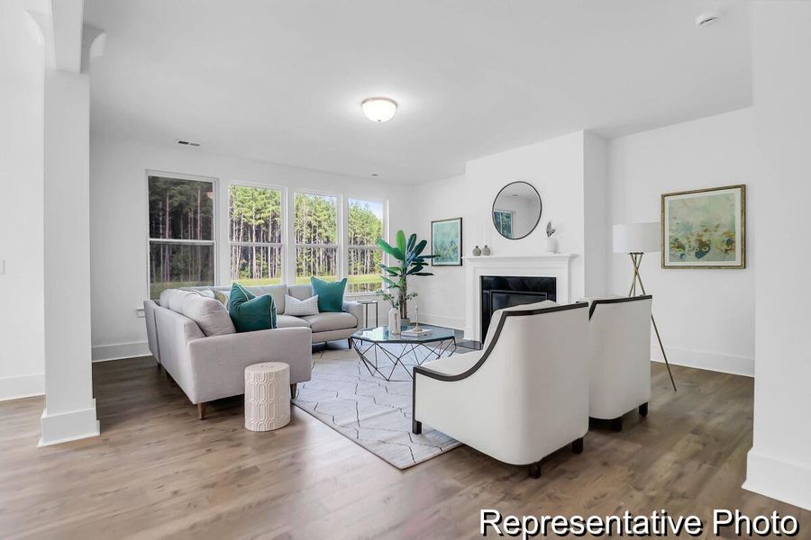 Furnished interior view inside a new home in , Ravenel (Image 8).