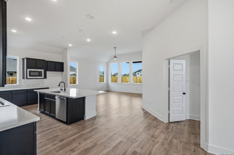 Furnished interior view inside a new home in Alsatian Oaks, Castroville (Image 15).