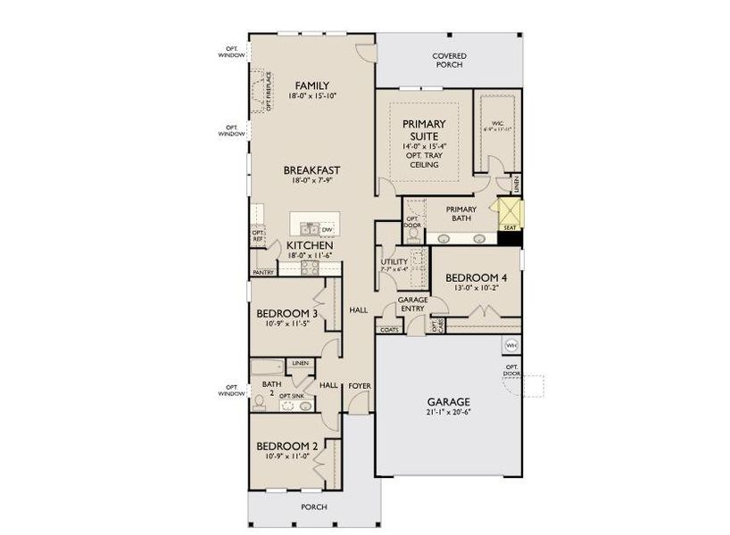 2D floor plan layout of this home in , Summerville, SC (Image 5).