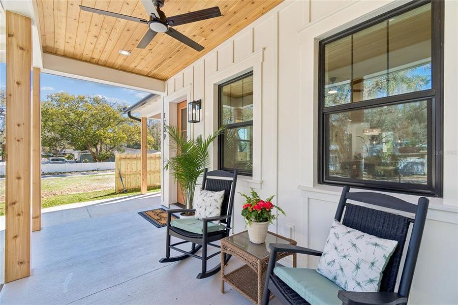 Exterior details and patio area of a home in , Tampa (Image 3). Exterior details and patio area of a home in , Tampa (Image 3).