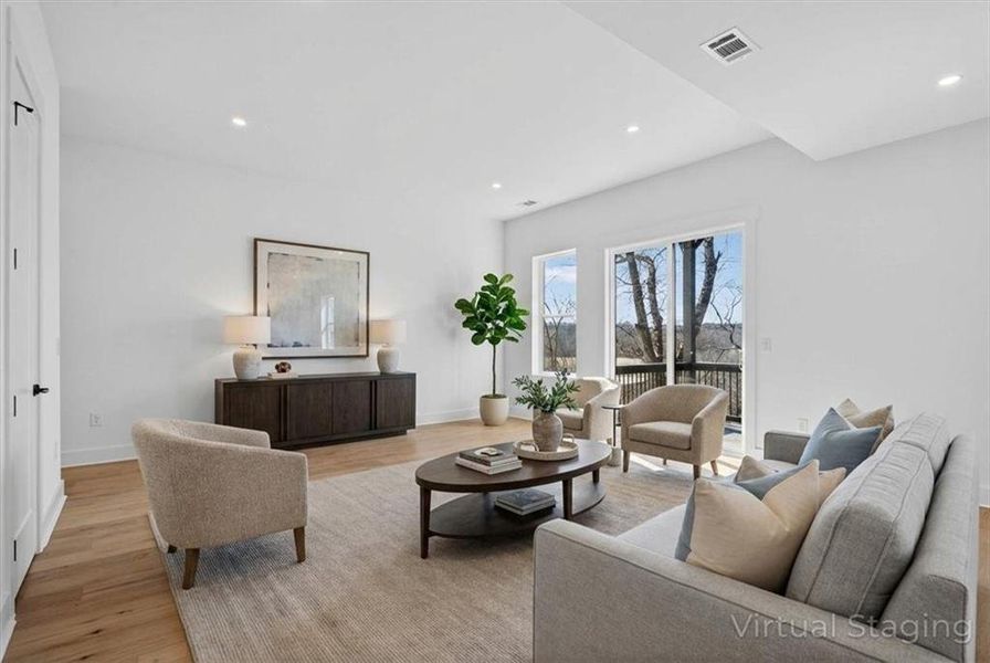 Furnished interior view inside a new home in , Canton (Image 18).