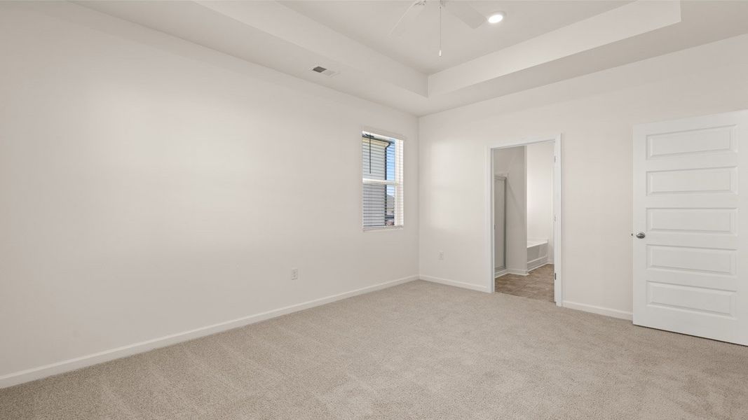 Representative unfurnished interior of a home built from the Belfort by D.R. Horton in Locust Grove Station - Cedar Ridge, Locust Grove (Image 18).