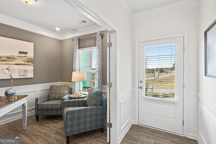 Furnished interior view inside a new home in Bryson Farms, Byron (Image 6).