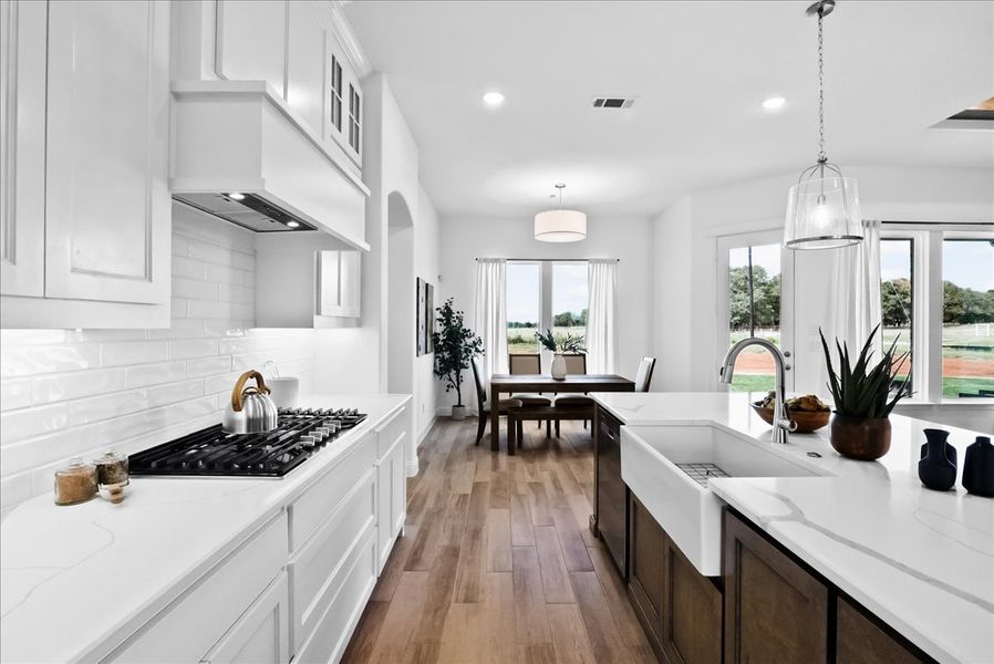 Furnished interior view inside a new home in Vintage Oaks, Weatherford (Image 14).