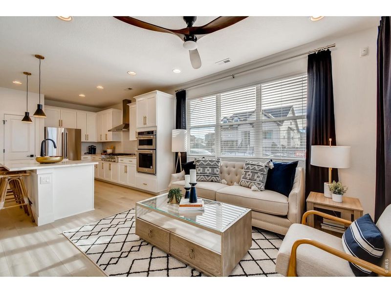 Furnished interior view inside a new home in Mountain Brook, Longmont (Image 5).