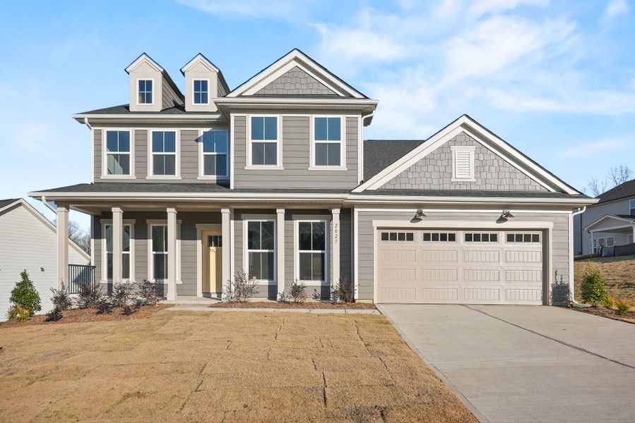 Front exterior of a new home in Forest Creek, Waxhaw, NC, highlighting curb appeal (Image 25).
