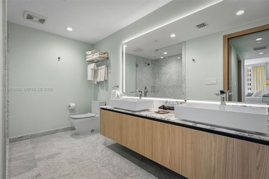 Furnished interior view inside a new home in , Bay Harbor Islands (Image 19).