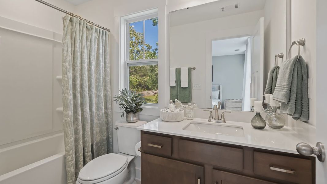Representative furnished interior of a home built from the Augusta by DRB Homes in Woodglen, Piedmont (Image 30).