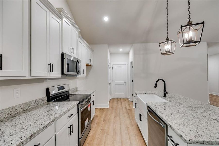 Furnished interior view inside a new home in , Cedartown (Image 13).