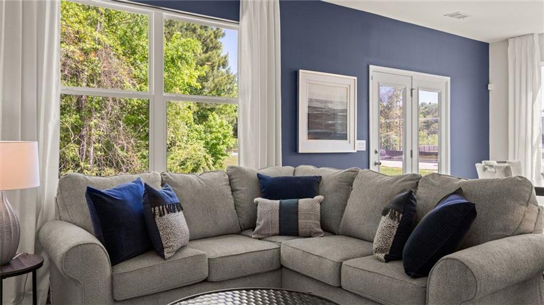 Furnished interior view inside a new home in Jackson Landing, Jefferson (Image 21).