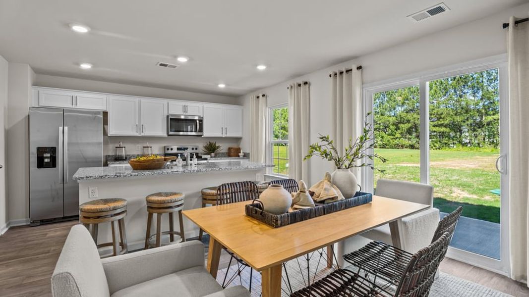 Representative furnished interior of a home built from the Belhaven by D.R. Horton in Foxtail, Yadkinville (Image 12).