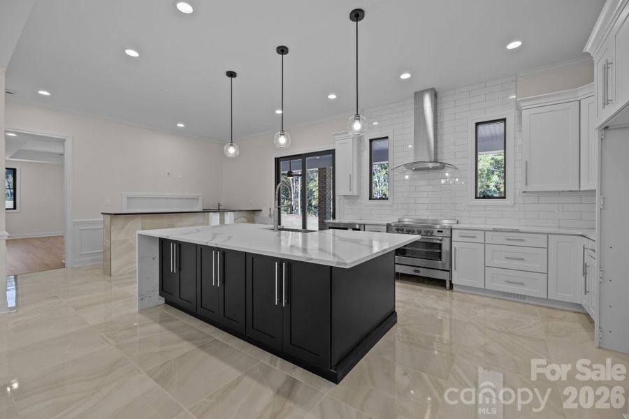 Gourmet kitchen with Verona Italian Range