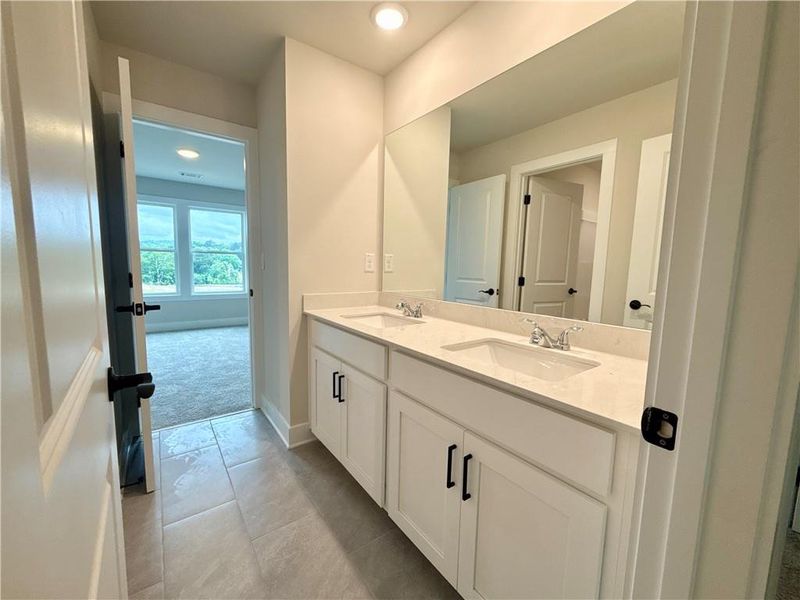 Furnished interior view inside a new home in , Hoschton (Image 11).