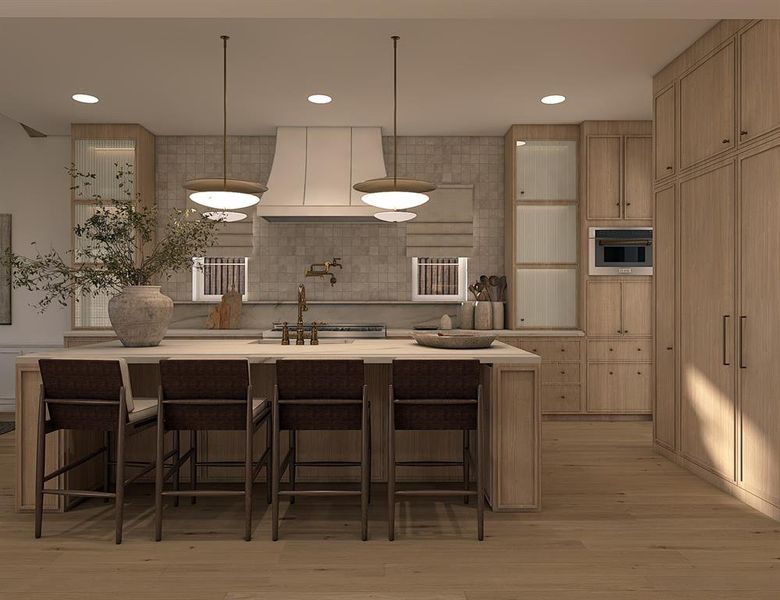 Furnished interior view inside a new home in , Dallas (Image 10).