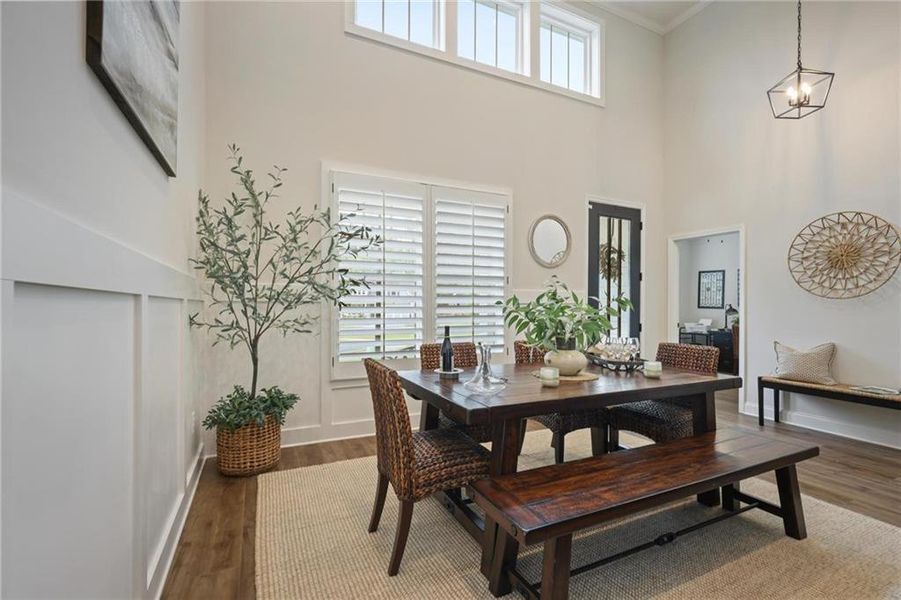 Furnished interior view inside a new home in , Dallas (Image 6).