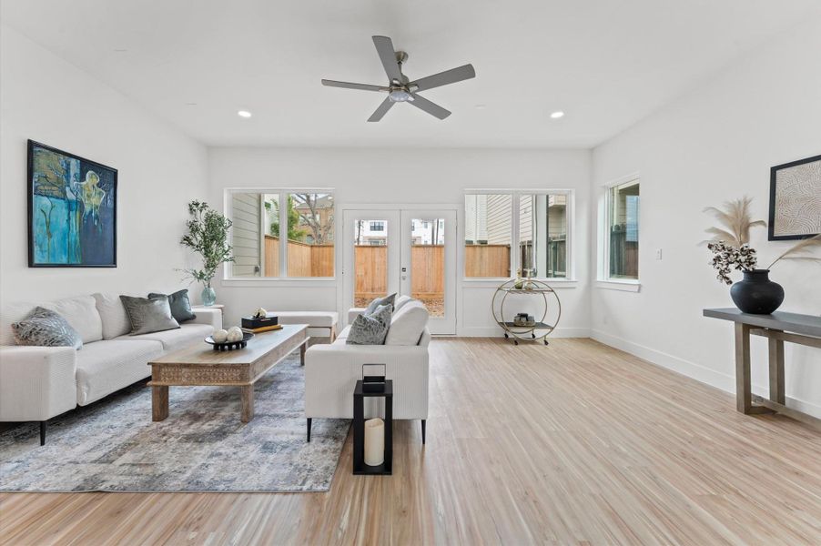 Furnished interior view inside a new home in , Houston (Image 30). Furnished interior view inside a new home in , Houston (Image 30).