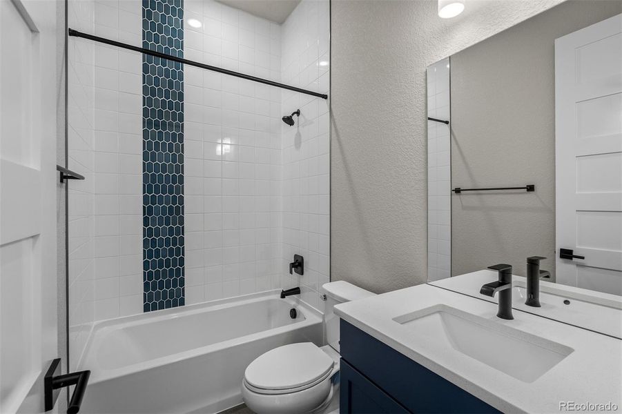 Furnished interior view inside a new home in Cloverleaf – Mountainview Collection, Monument (Image 14).