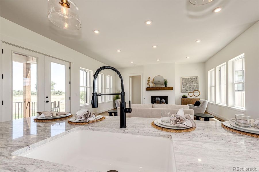 Furnished interior view inside a new home in , Byers (Image 5).