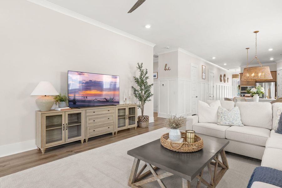 Furnished interior view inside a new home in Midtown at Nexton, Summerville (Image 33).