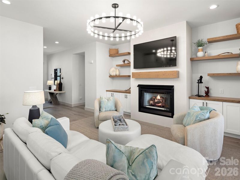 Furnished interior view inside a new home in , Arden (Image 9). Furnished interior view inside a new home in , Arden (Image 9).