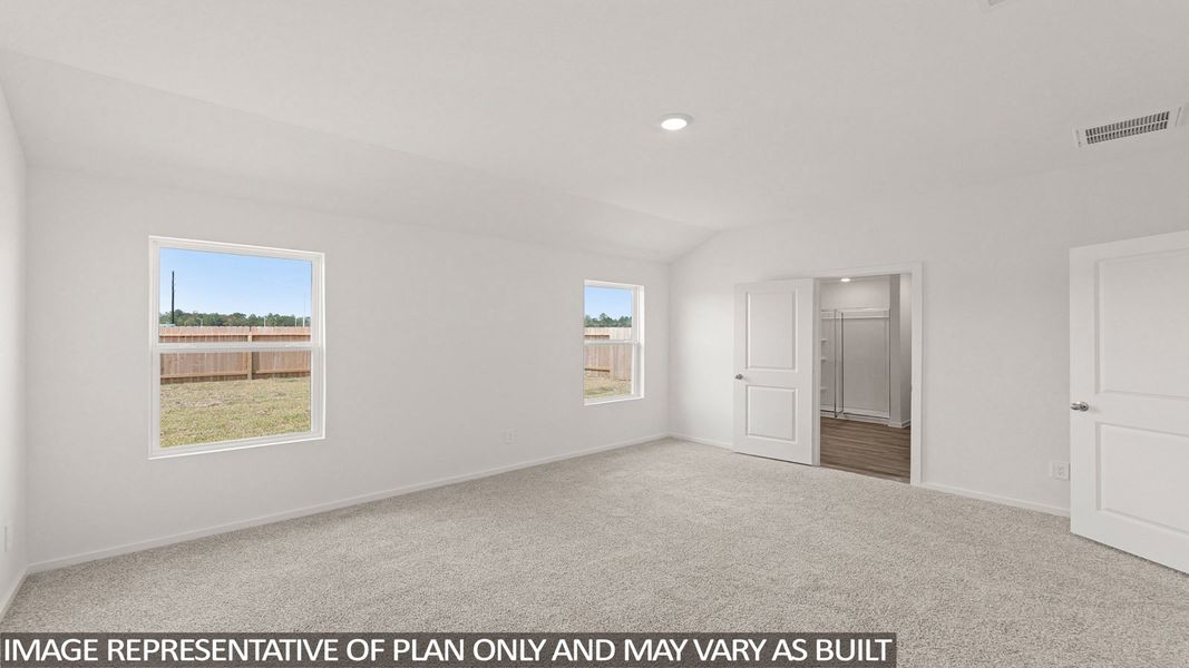 Spacious, unfurnished interior of a new home in New Waverly Station, New Waverly (Image 23).