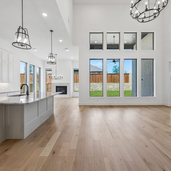 Spacious, unfurnished interior of a new home in The Parks at Wilson Creek, Celina (Image 51). Spacious, unfurnished interior of a new home in The Parks at Wilson Creek, Celina (Image 51).
