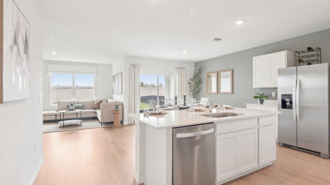 Furnished interior view inside a new home in Summit View, Dade City (Image 12).