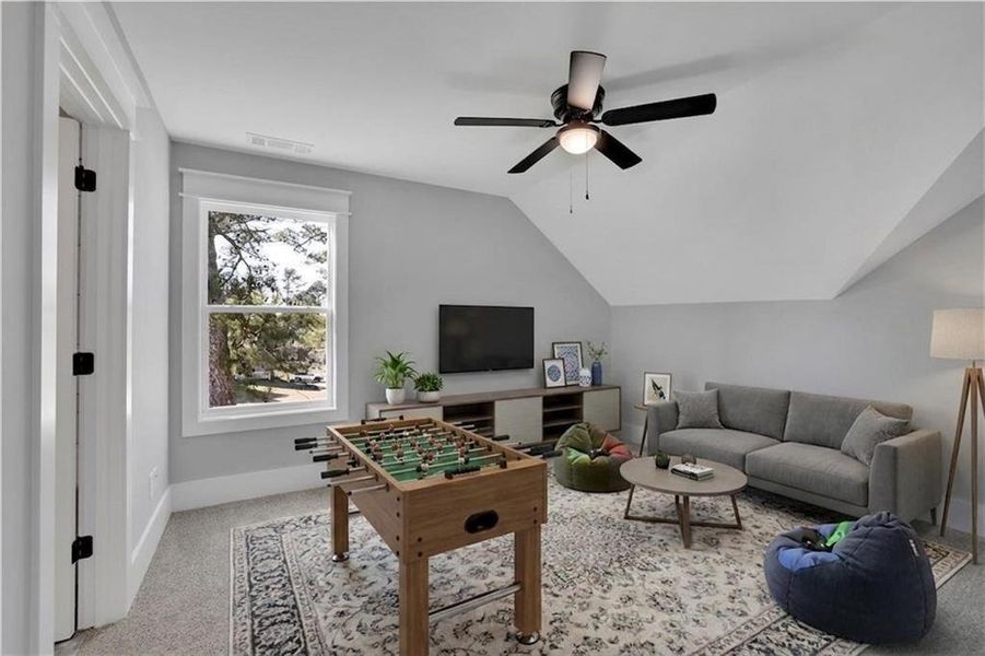 Furnished interior view inside a new home in , Canton (Image 17). Furnished interior view inside a new home in , Canton (Image 17).