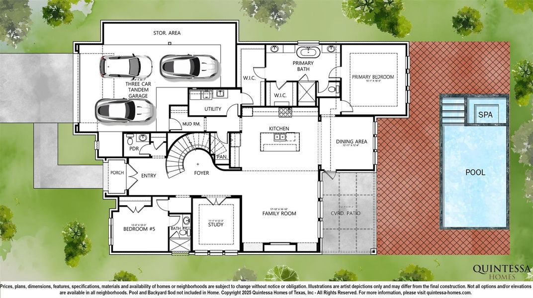 2D floor plan layout of this home in , Houston, TX (Image 3).