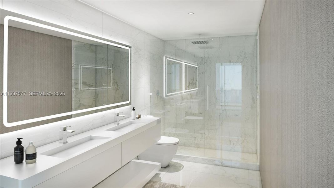 Furnished interior view inside a new home in , Hallandale Beach (Image 10).