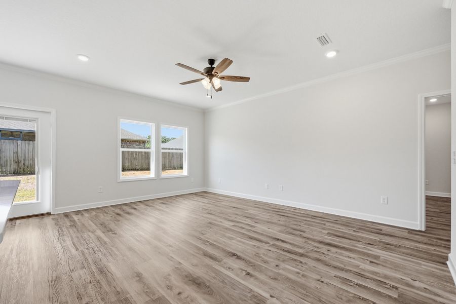 Spacious, unfurnished interior of a new home in McCarthy Estates, Defuniak Springs (Image 30). Spacious, unfurnished interior of a new home in McCarthy Estates, Defuniak Springs (Image 30).